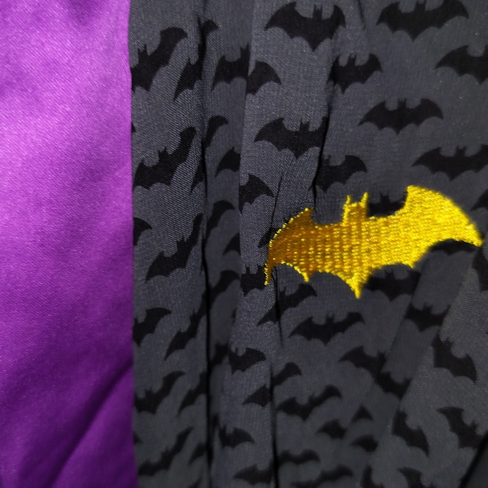 NWT S/M Robe Factory Polyester Batgirl Chiffon Robe - Picture 4 of 7